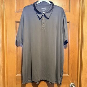 Duluth Trading Co Mens 2XL Golf Shirt Grey Lightweight